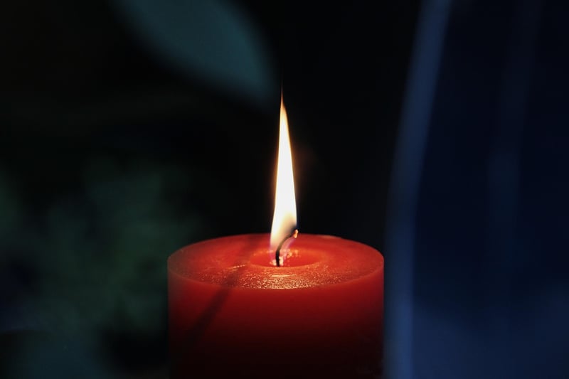 Galaxy-themed Candle